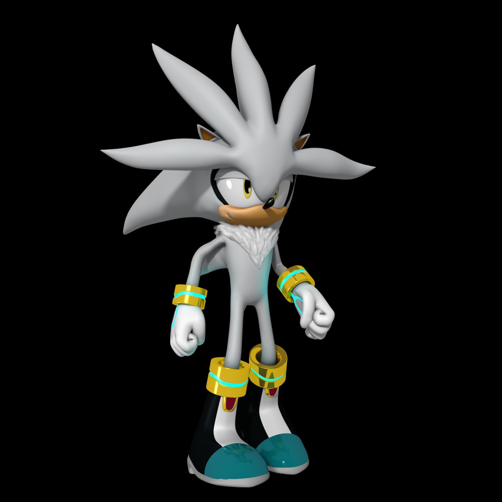 Silver the Hedgehog + Complete Rig preview image 1